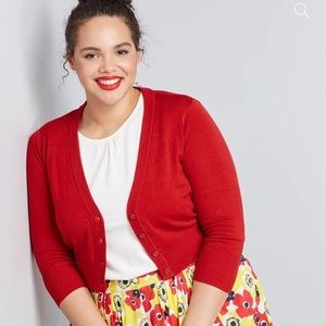 ModCloth cropped cardigan